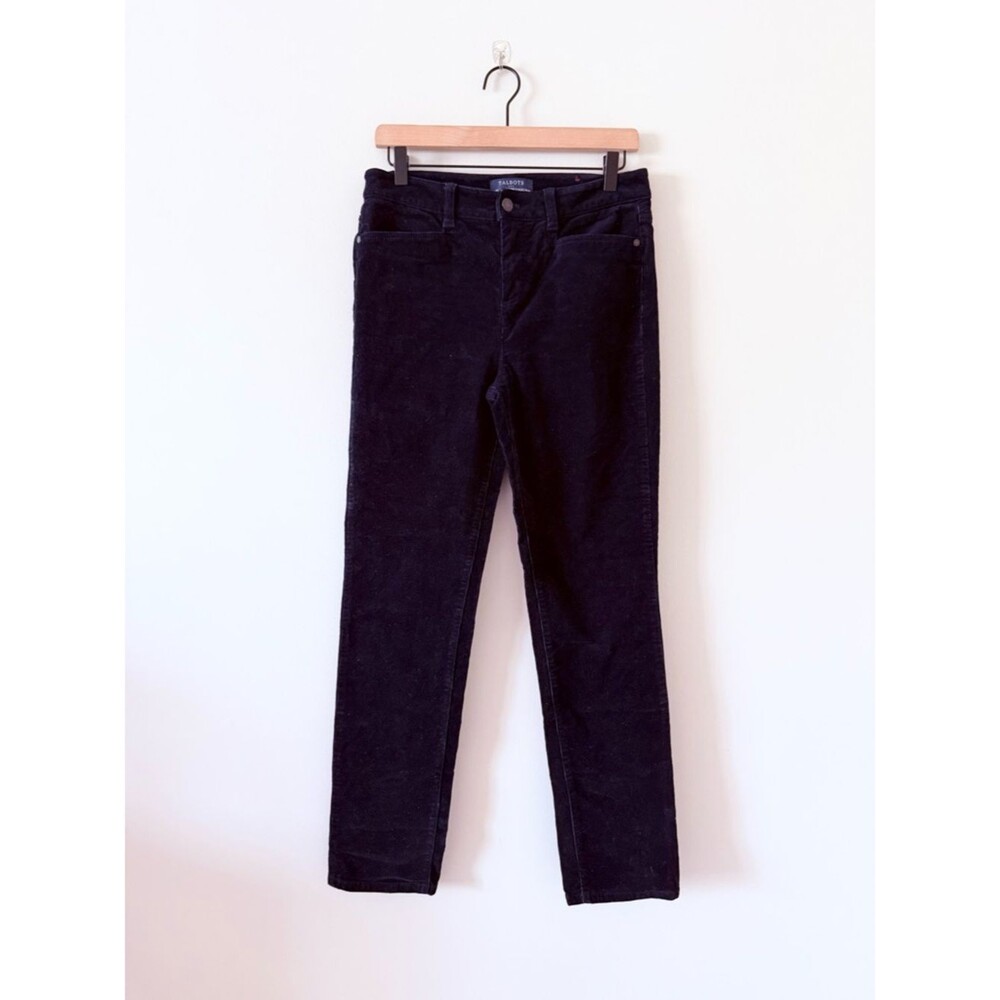 Talbots Simply Flattering Collection Navy Corduroy Pants Size 4 - Picture 1 of 6